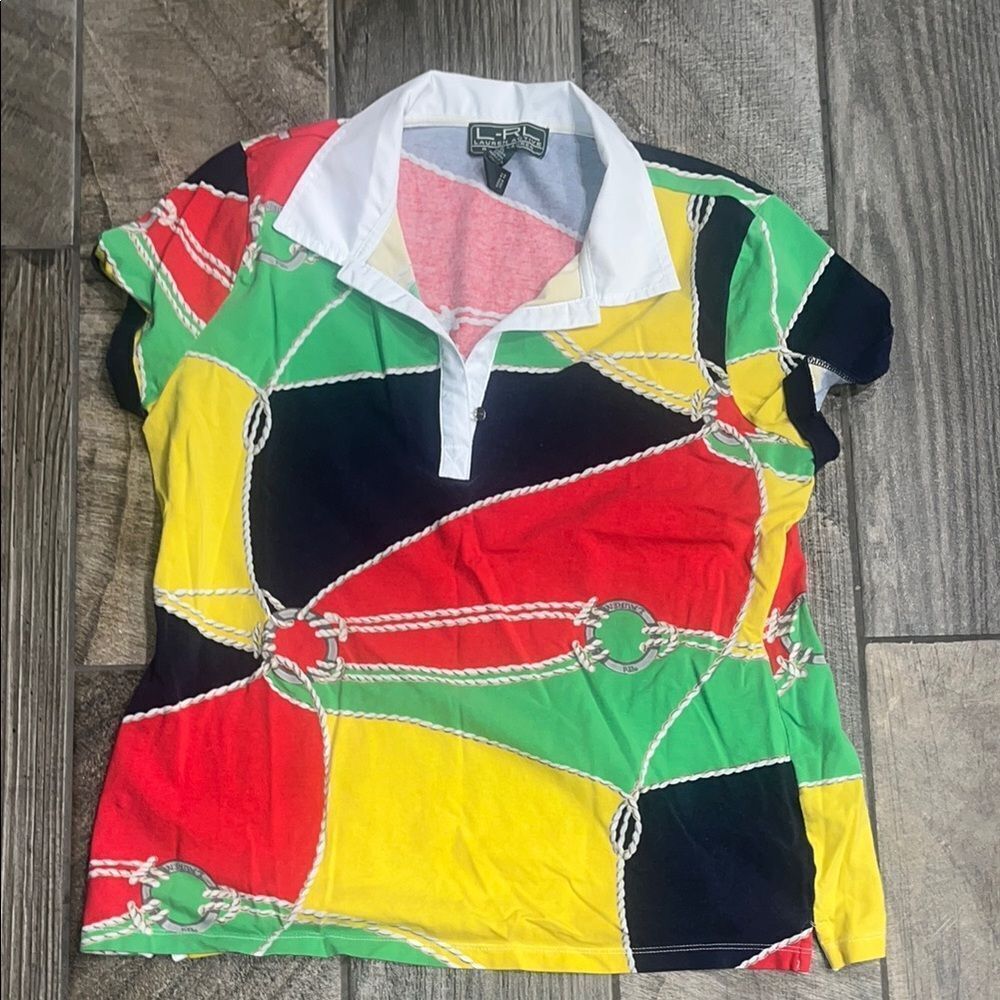 Vintage Ralph Lauren Active Colorblock Shirt